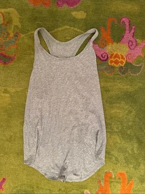 LULULEMON Women's Grey Racerback Tank Top